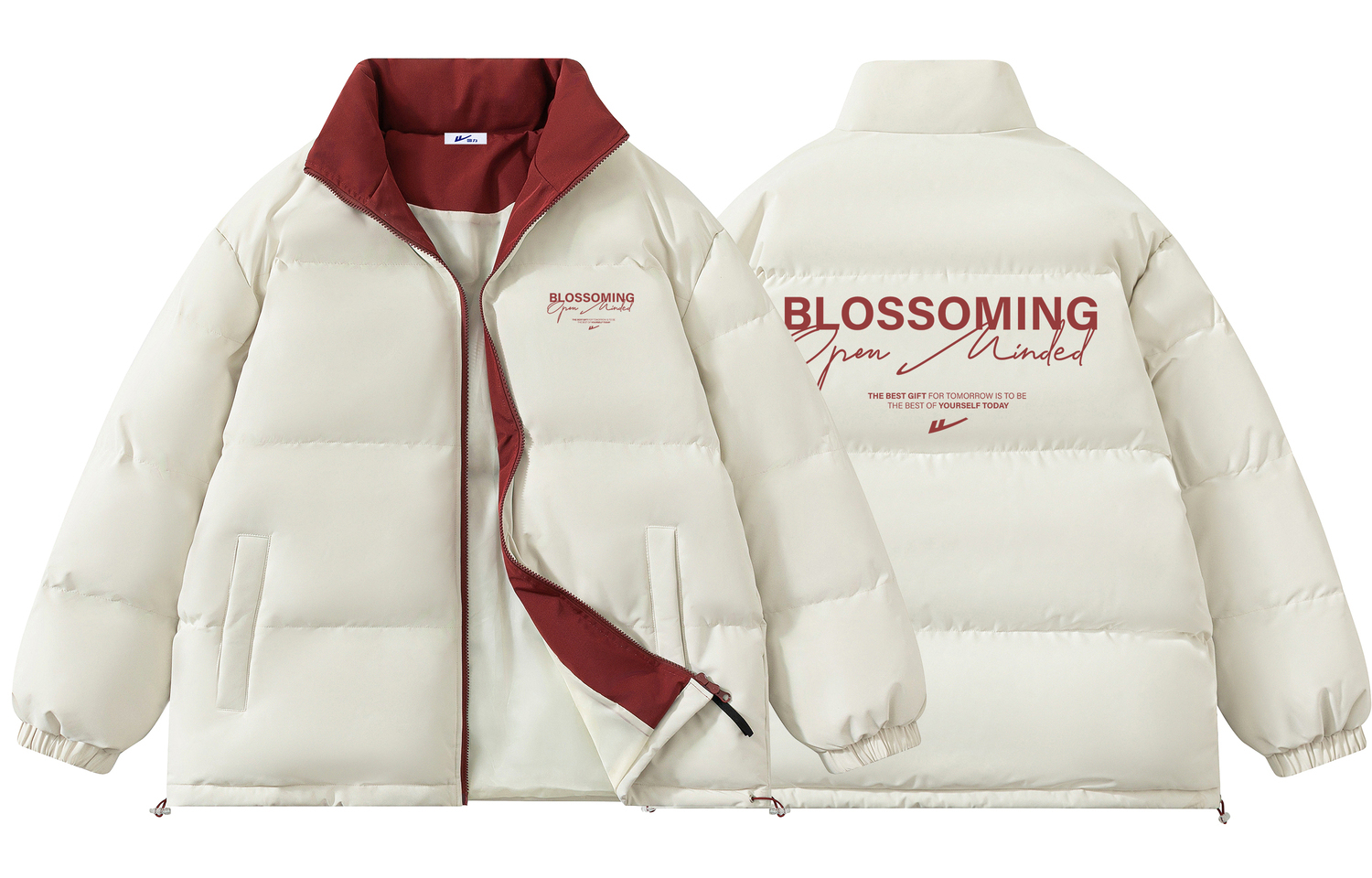 

Пуховик Unisex Warrior Huichao Riding The Wind Collection, светло-желтый