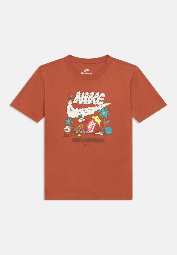 Футболка свободного кроя, с принтом Nike Sportswear, Dusty Peach