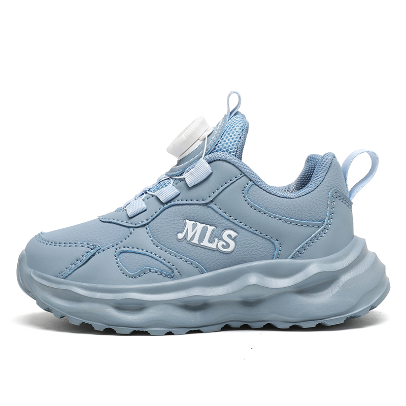 

Детские повседневные антиударные противоскользящие износостойкие амортизирующие дышащие легкие кроссовки Mulinsen, синий