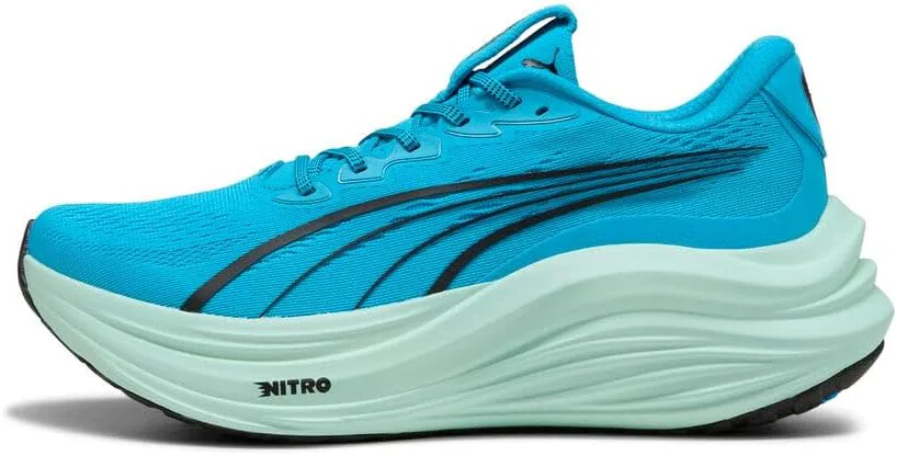 Мужские кроссовки для бега PUMA Magmax Nitro, синий/мятный — фото 4