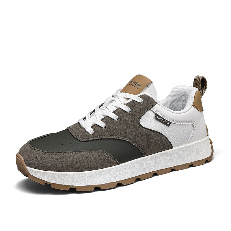 

Кроссовки мужские Lifestyle Shoes Men Low-Top Mulinsen, черный/коричневый
