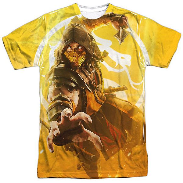 

Футболка mortal kombat 11 scorpion adult poly crew Licensed Character