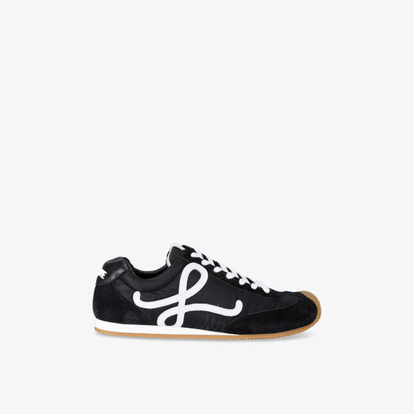 

Балетки Loewe Ballet runner 2.0 из кожи с перфорацией, черный