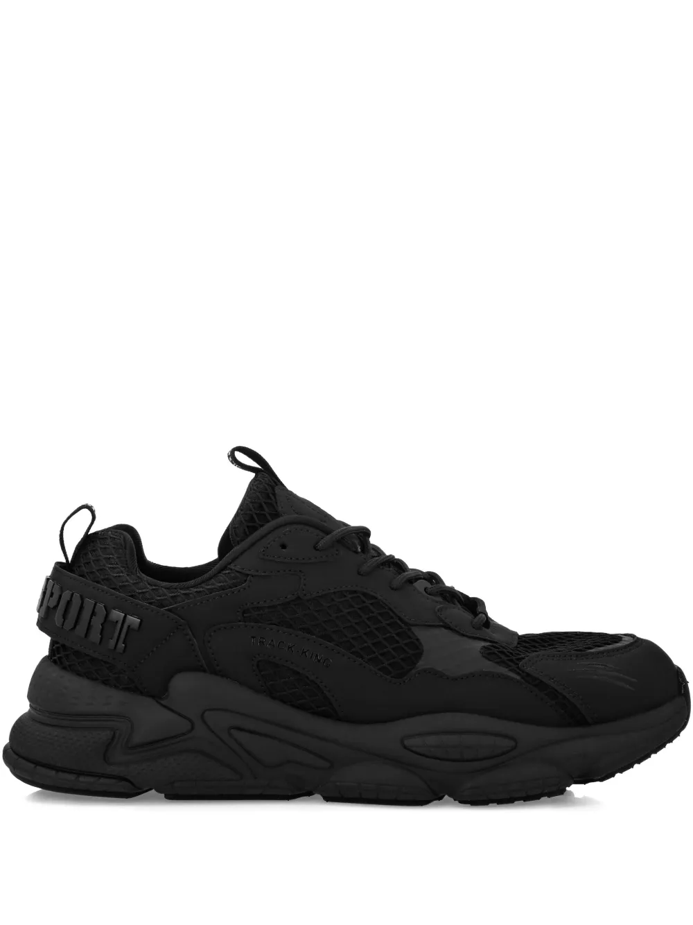 

Кроссовки Tiger Storm с сетчатыми вставками Plein Sport, черный