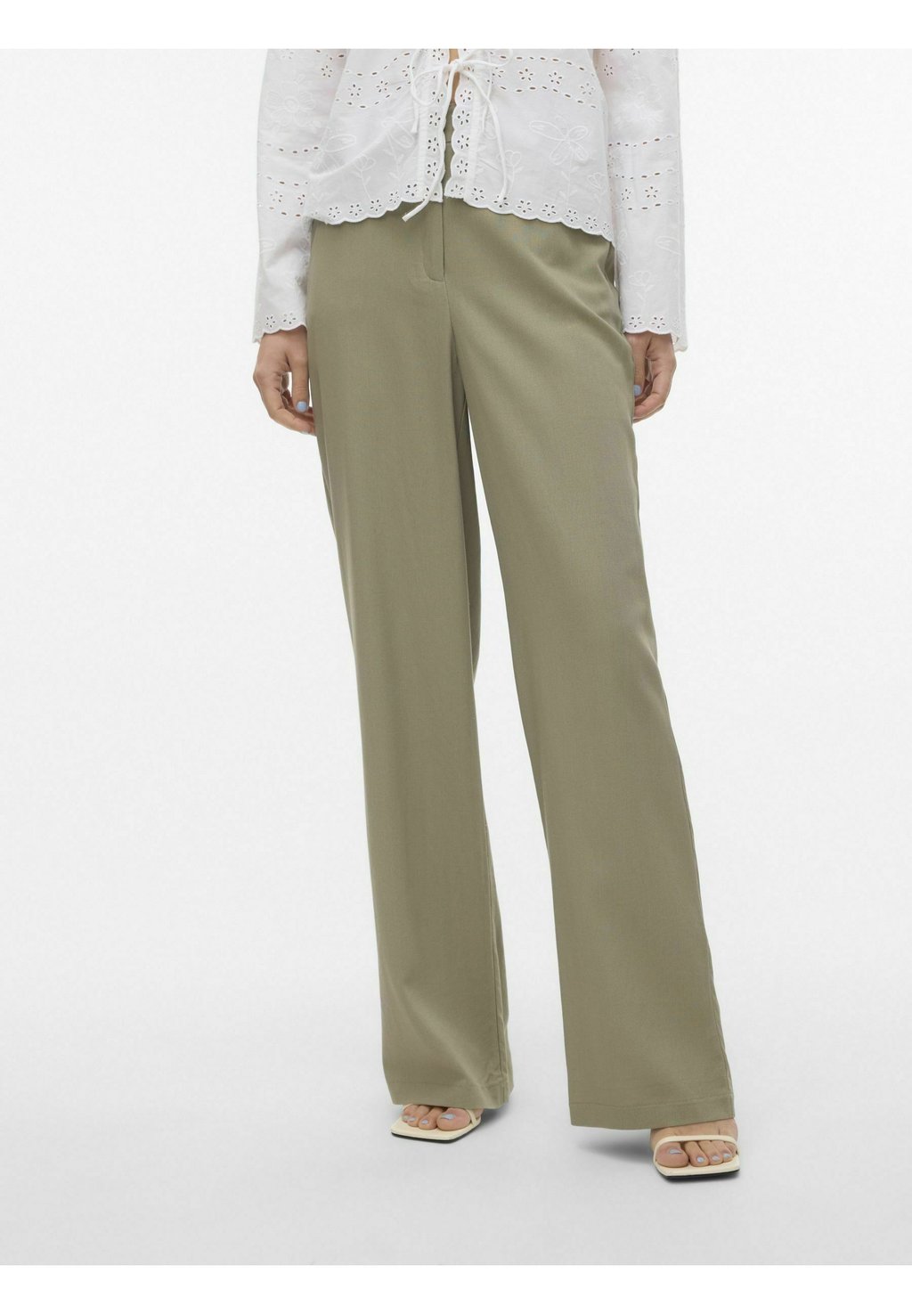 

Брюки VMDINNA HÖHE TAILLE Vero Moda, серый