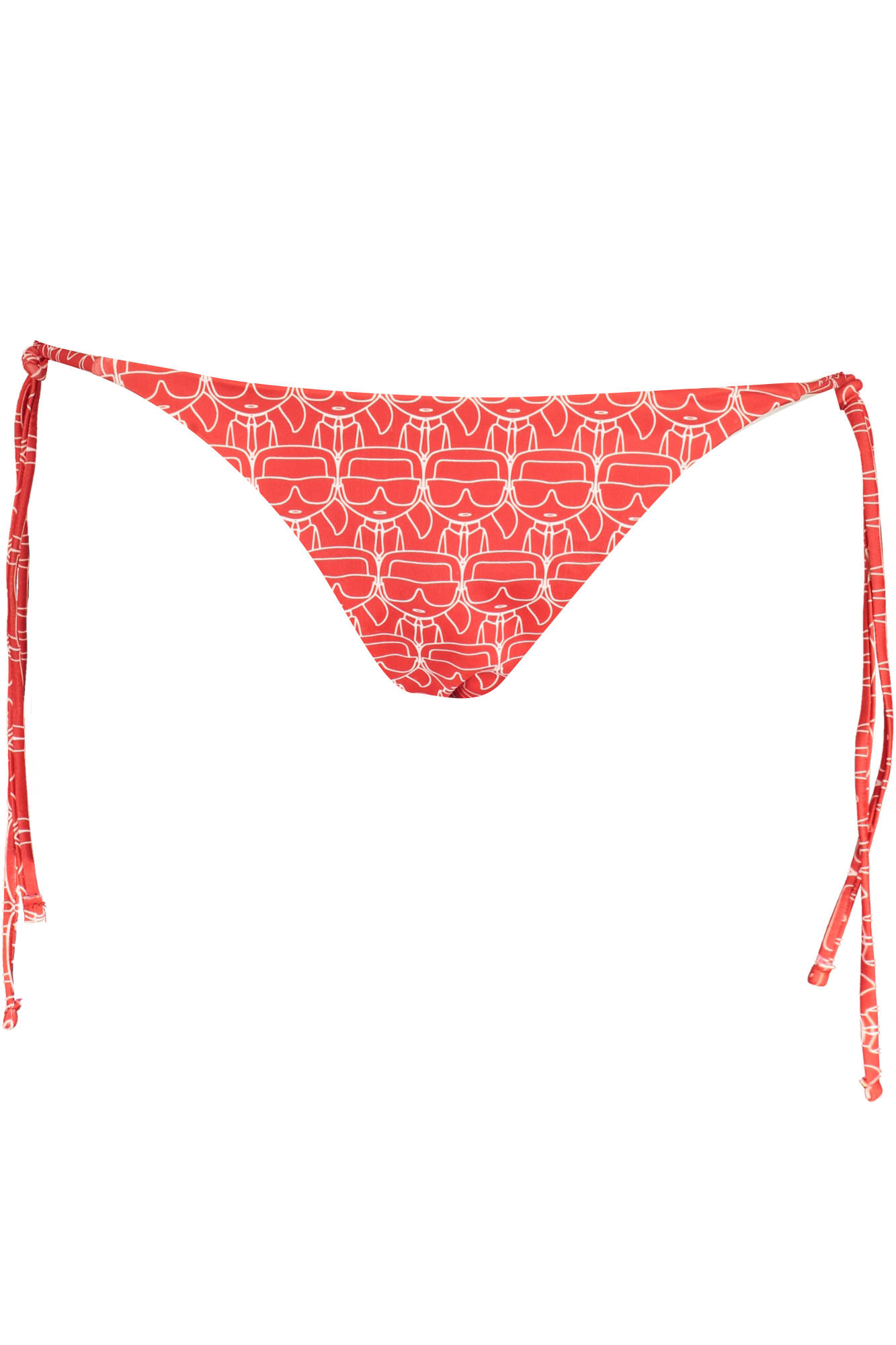

Плавки женские Karl Lagerfeld Beachwear пляжные с фирменным принтом, красный