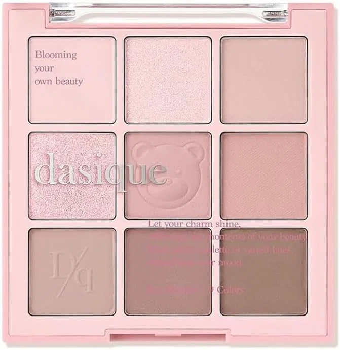 Палетка теней для век 9 цветов Dasique #29 Mauve Bear