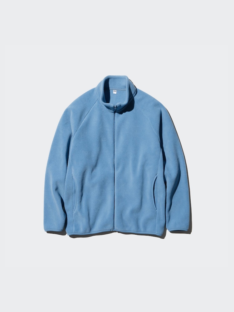 

Флисовая куртка с застежкой-молнией Uniqlo, цвет 63 синий