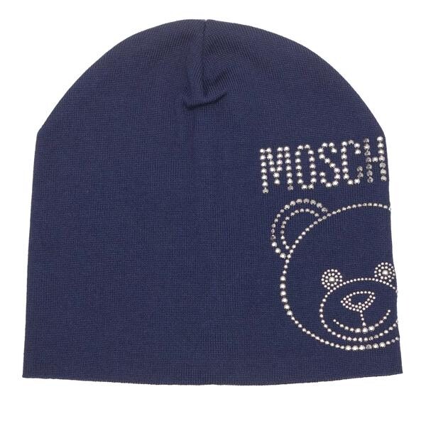 

Бейсболка beanie navy Moschino, синий