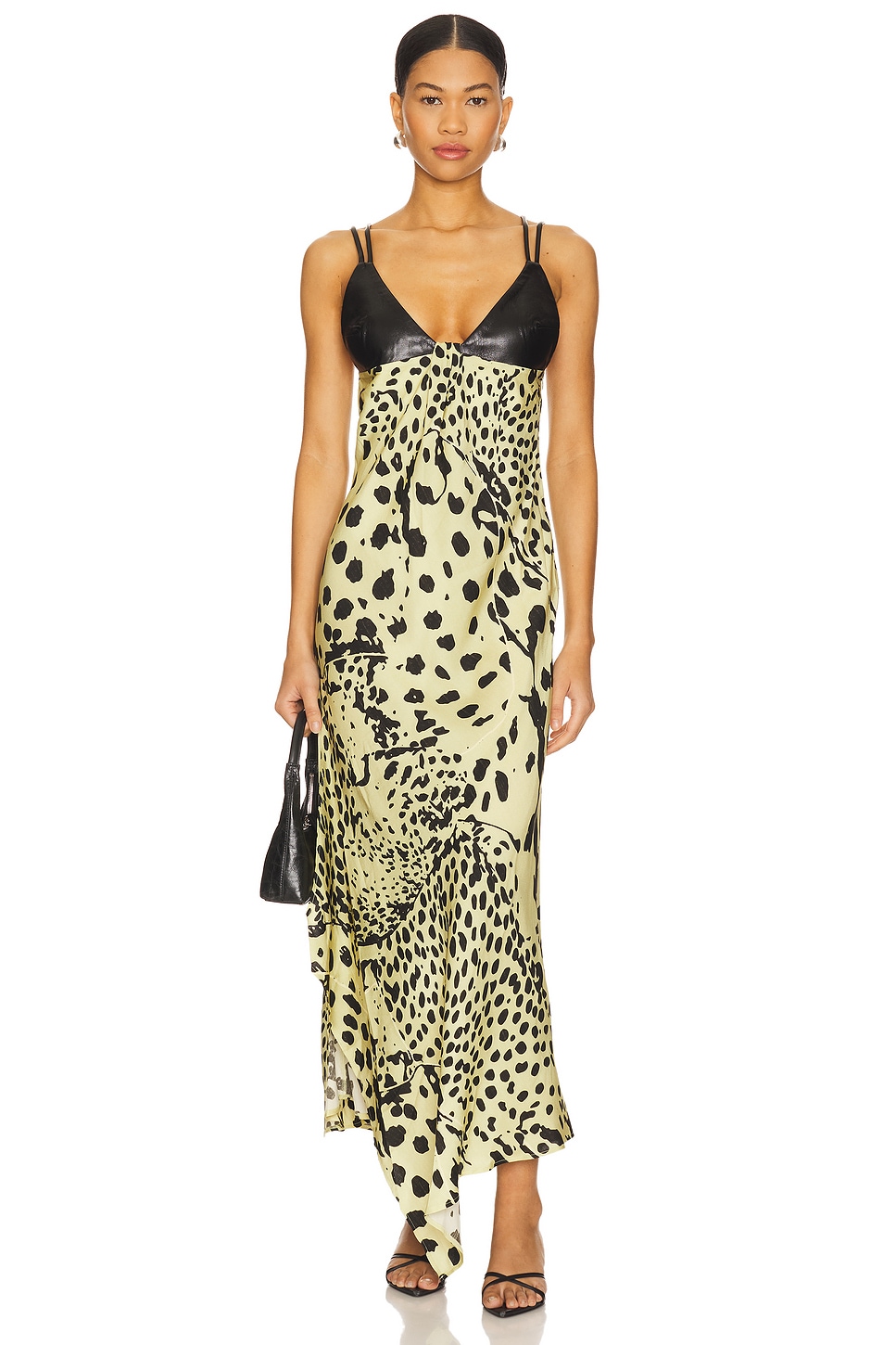 

Платье Eleni Nanushka, cheetah & black