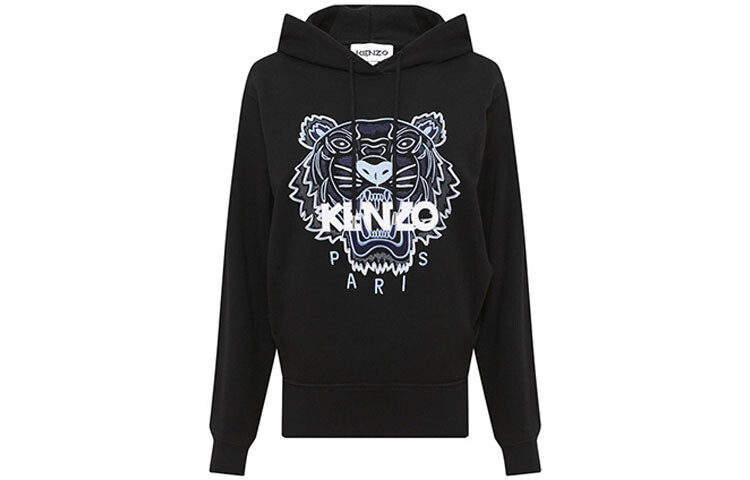 

Толстовка женская Kenzo Paris, черный / белый / синий