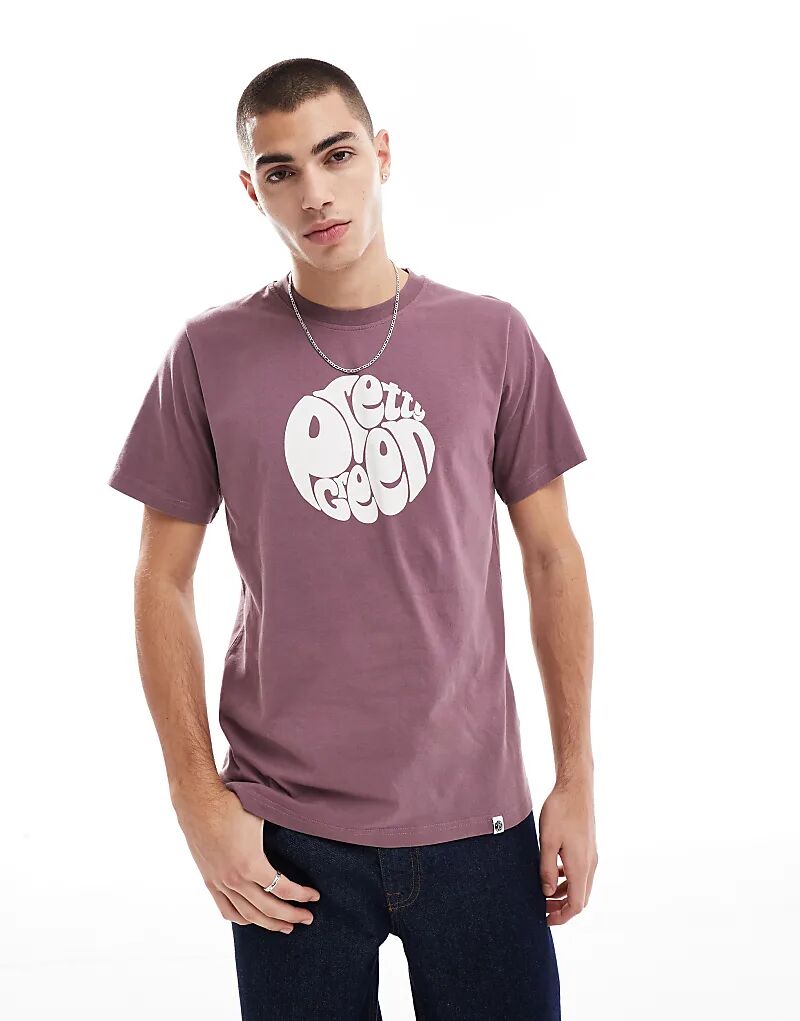 

Футболка с логотипом gillespie фиолетового цвета Pretty Green