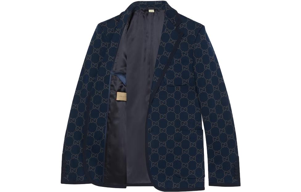 Куртка Gg Cotton GUCCI, marine синий — фото 4