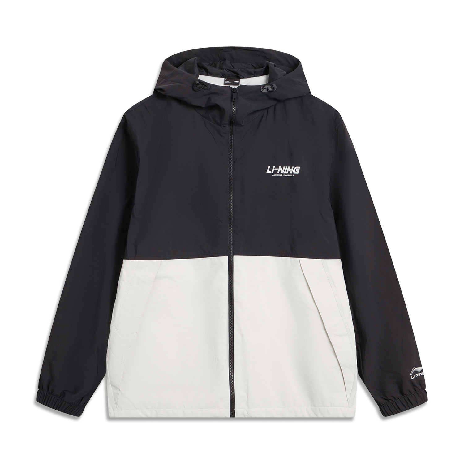 

LINING Тренч спортивной коллекции мужской белый березовый серый, White Birch Gray