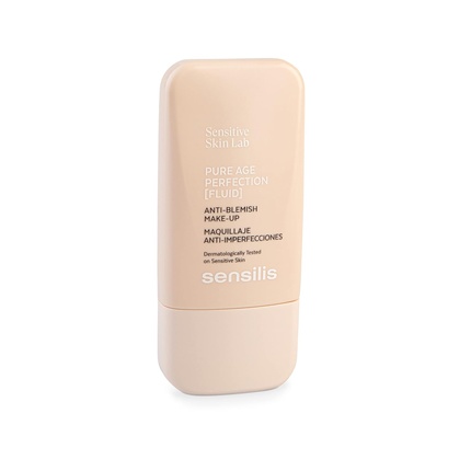 

Pure Age Perfection Makeup 8 часов стойкого против несовершенств кожи для жирной кожи и акне оттенок 01 бежевый 30 мл Sensilis