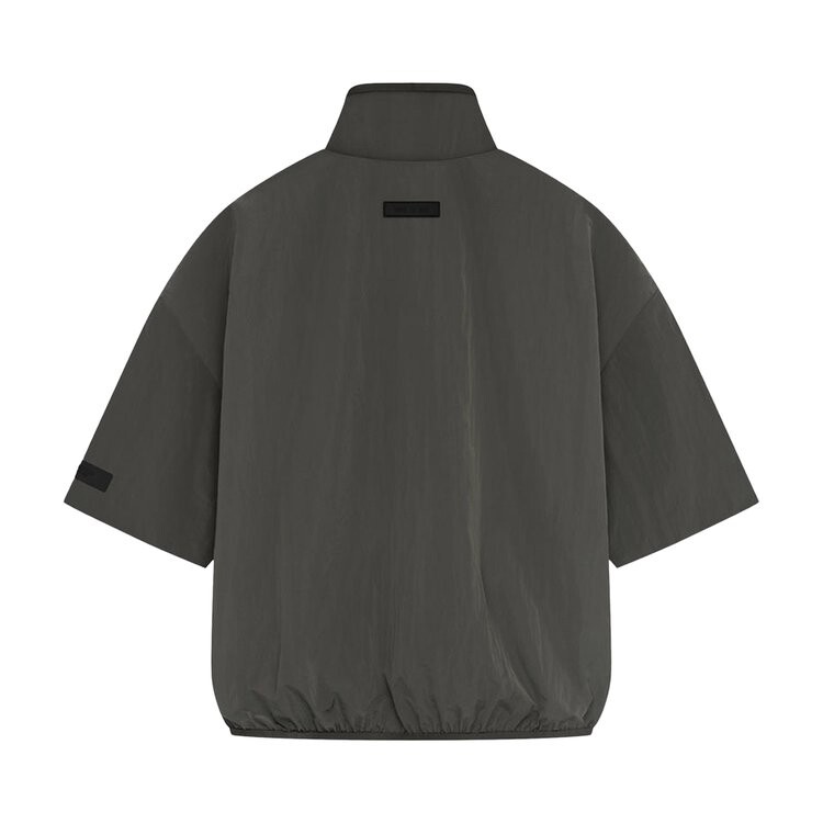 Рубашка Fear Of God Essentials Fear of God Essentials Half Zip Mockneck 'Ink', черный — фото 3