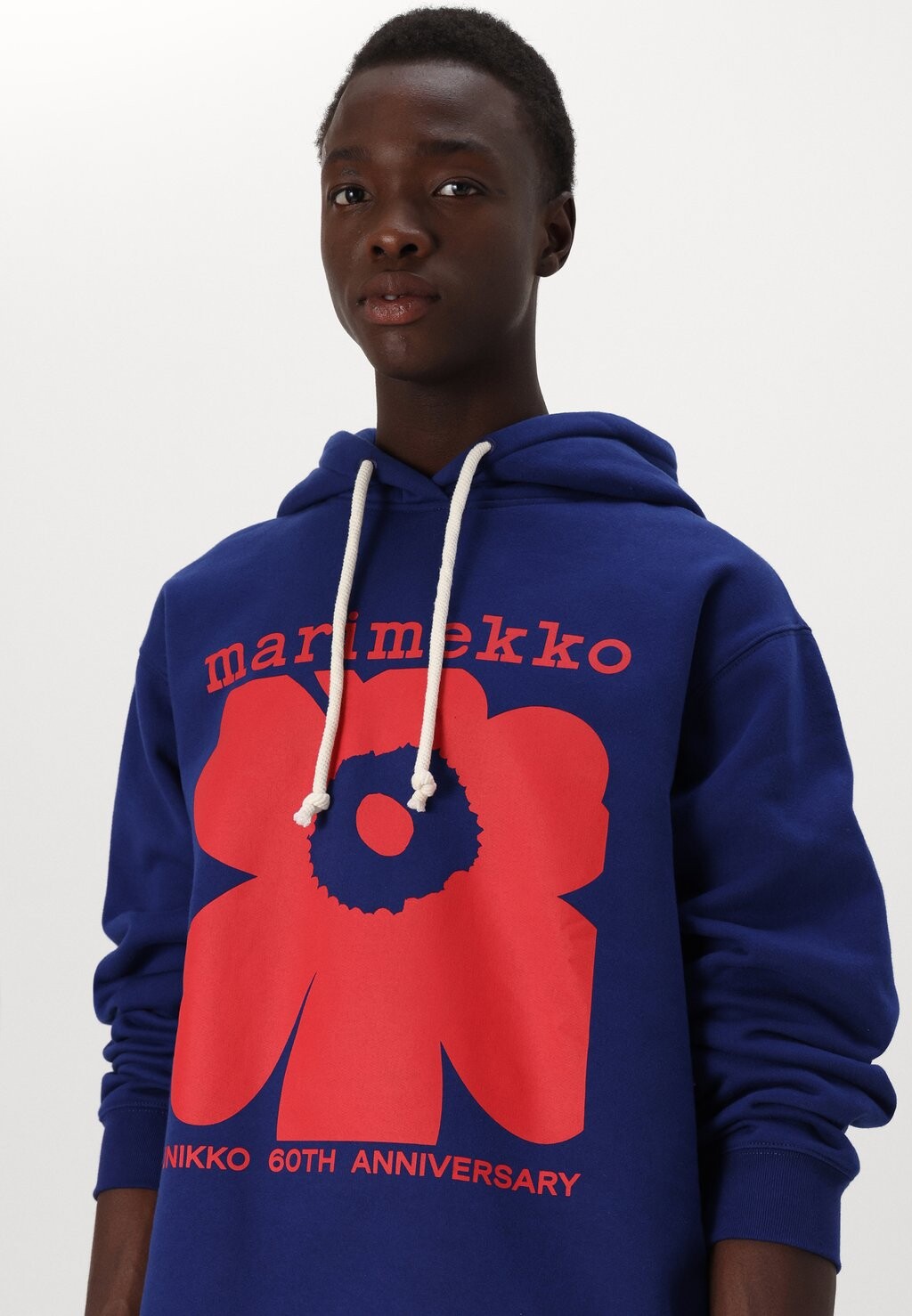 

Толстовка с капюшоном LUUPPI UNIKKO UNISEX Marimekko, темно-синий