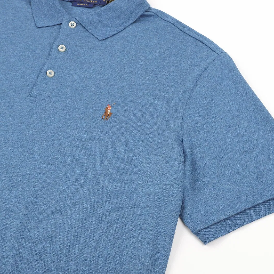 Поло SS26 Classic Version мужское Polo Ralph Lauren, Lake Blue — фото 4