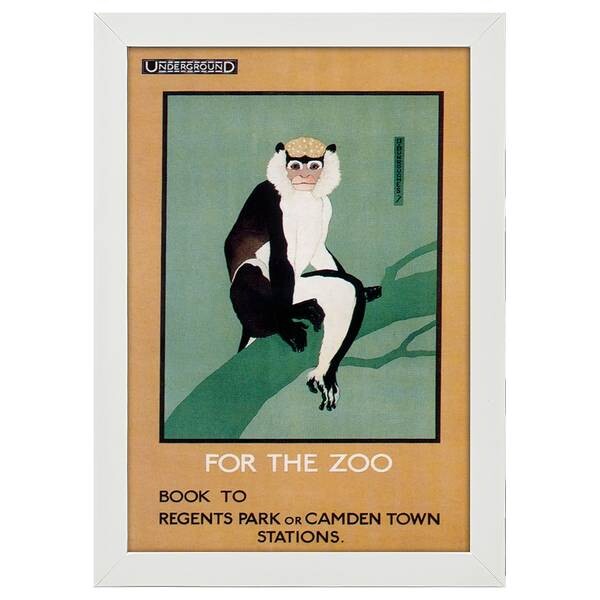 

Рамка для фотографий LegendArte Poster 1922 Zoo, белый