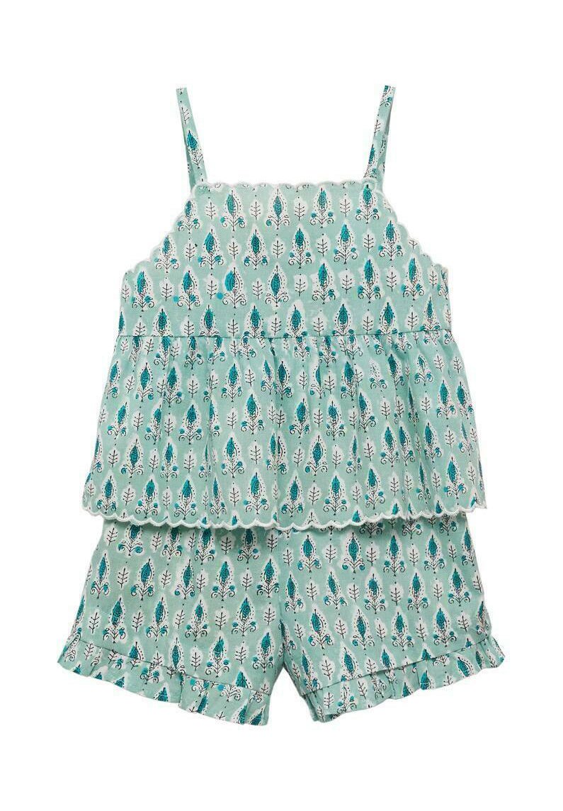 

Пижама HOJAB SET Mango Kids, зеленый