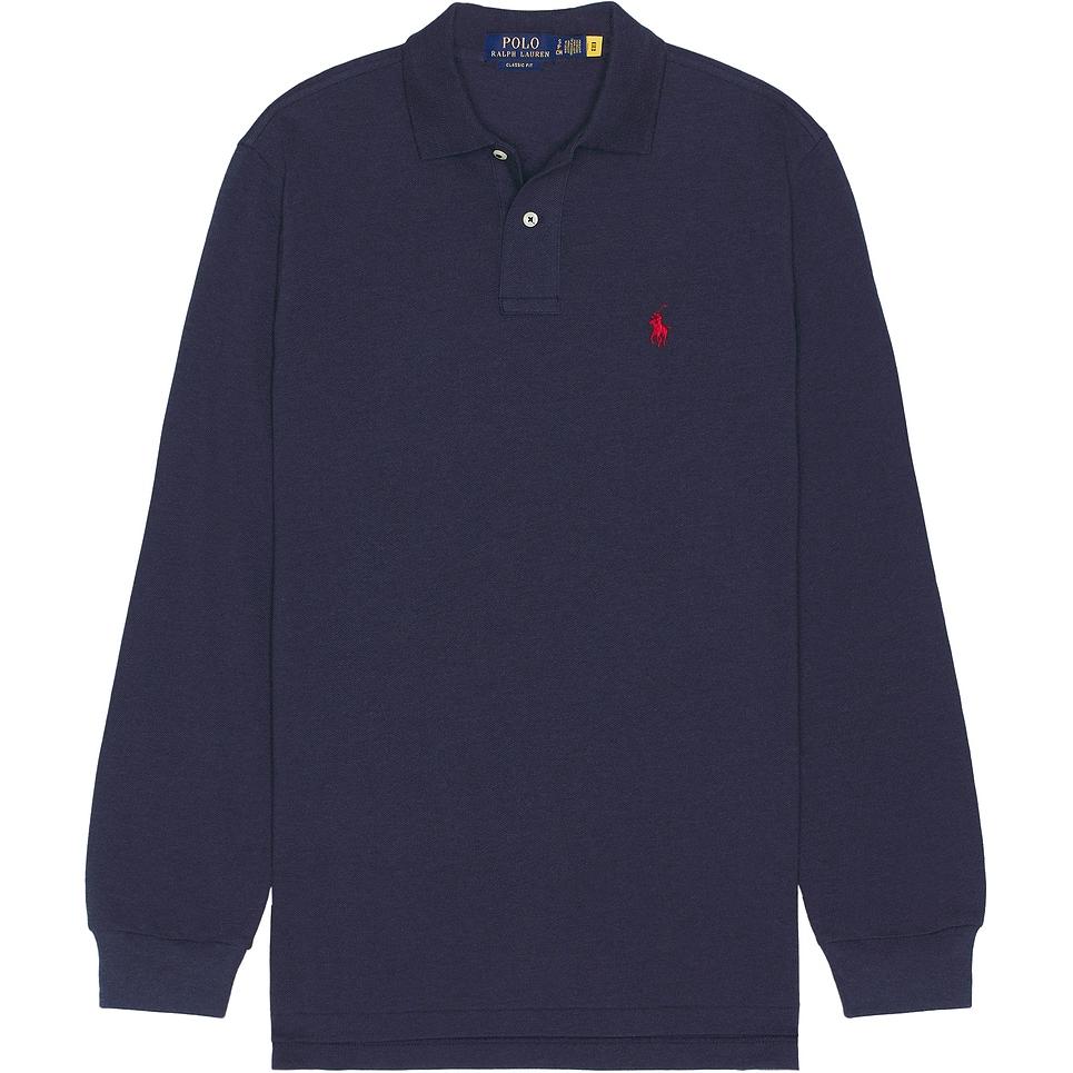 

Футболка поло мужская морская синяя Polo Ralph Lauren