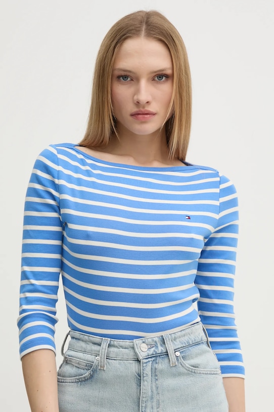 

Хлопковая водолазка Tommy Hilfiger, синий