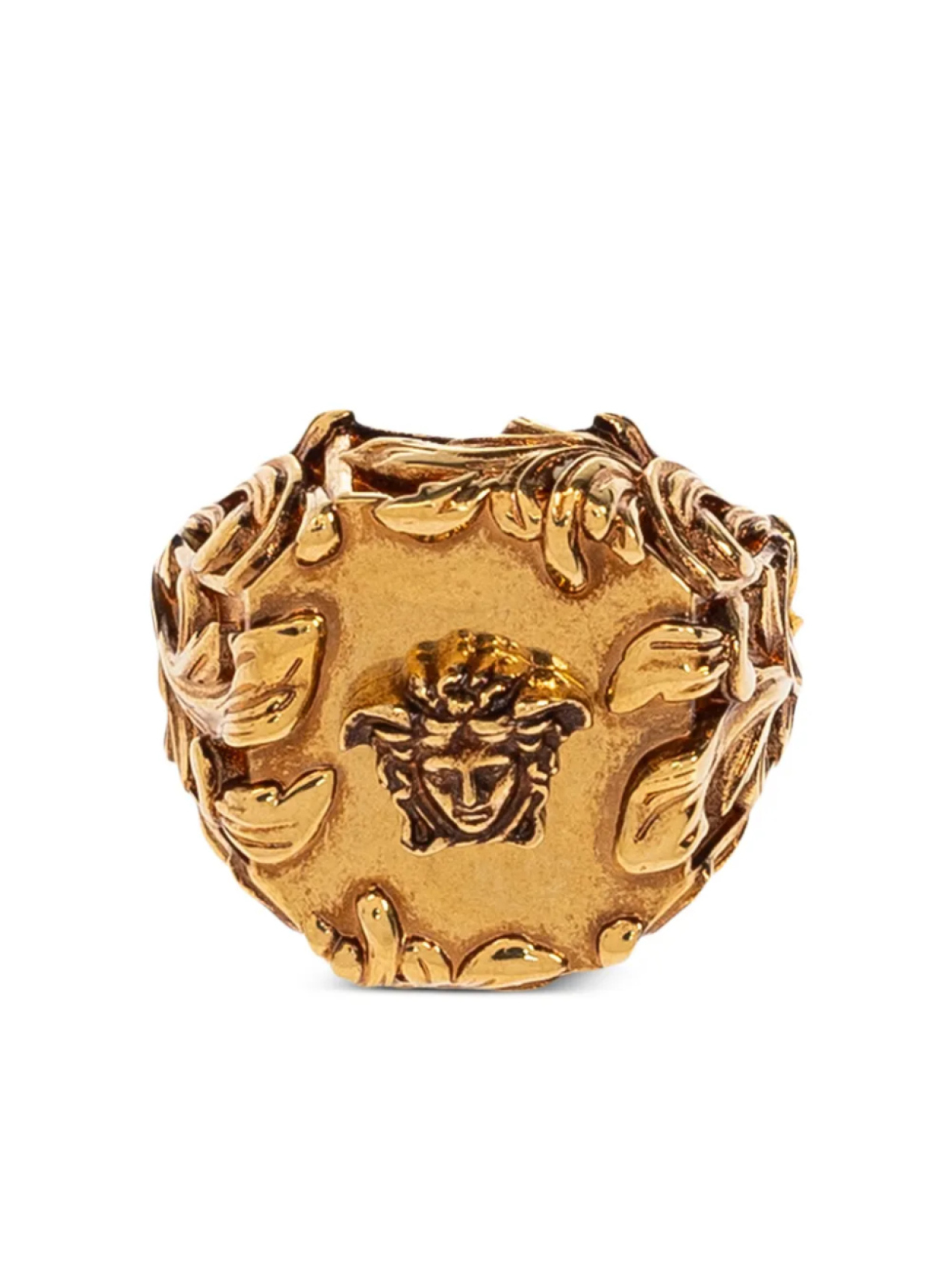 

Кольцо с логотипом Versace, золотой
