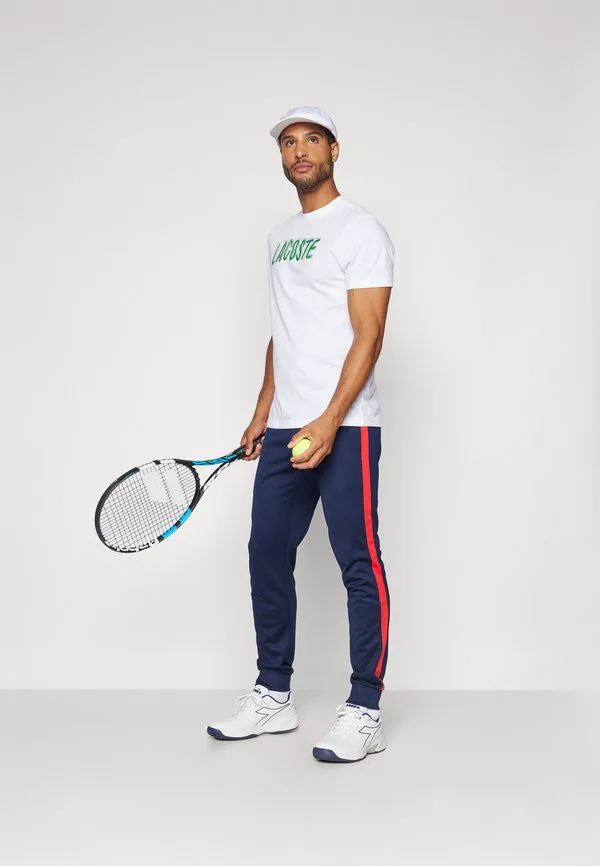 Спортивные штаны для тенниса Lacoste Sport, Navy Blue/Grenadine — фото 2