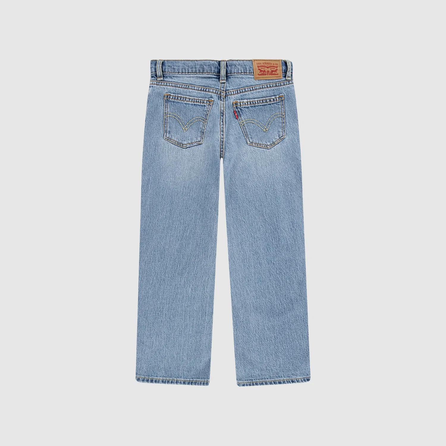 Джинсы с высокой посадкой и свободным кроем для девочек 4-6 лет Levi's, Blue — фото 2