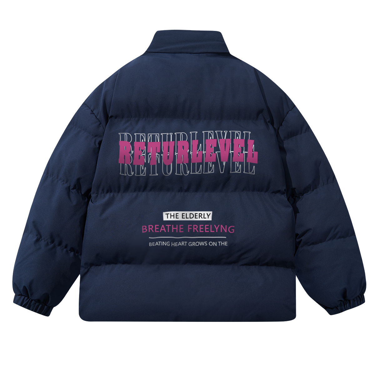 

LEVEL Пуховик серии RELAX унисекс, Navy Blue (without Hood)