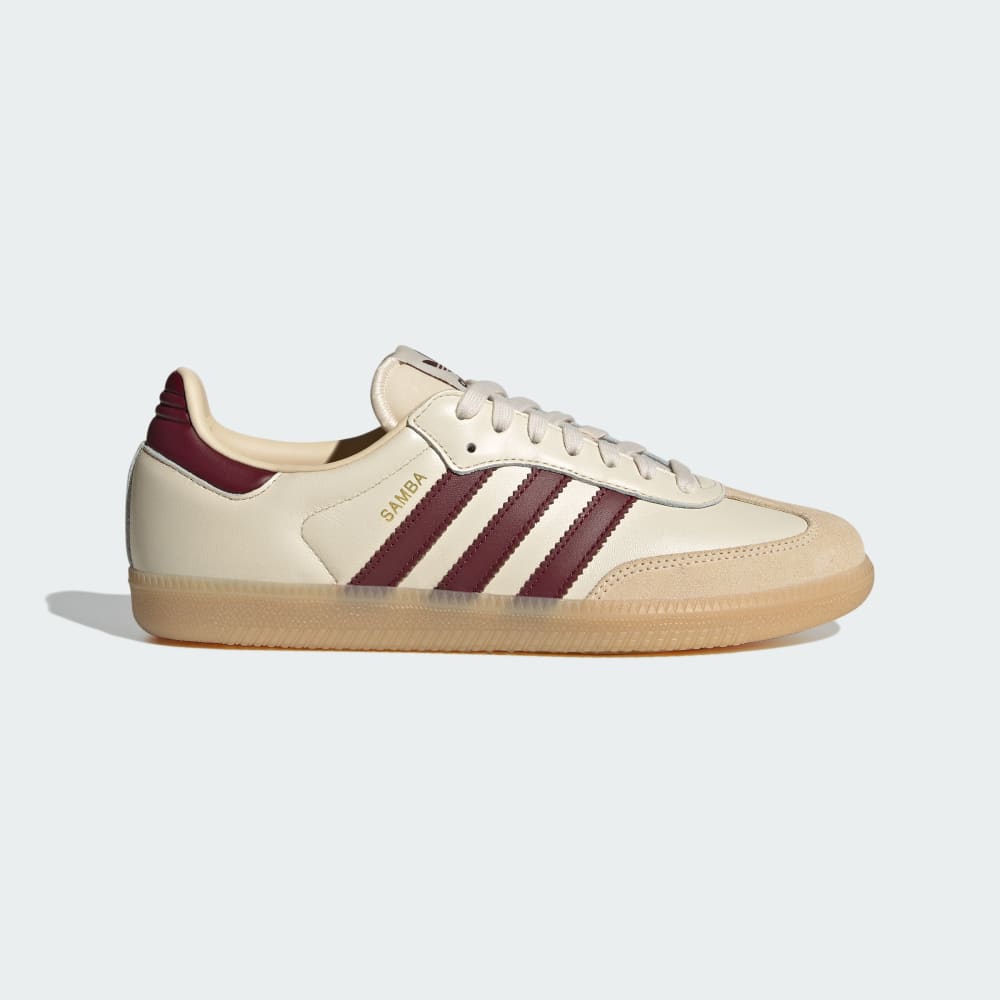 

Кроссовки Adidas Samba OG Shoes, цвет Wonder White/Shadow Red/Gum