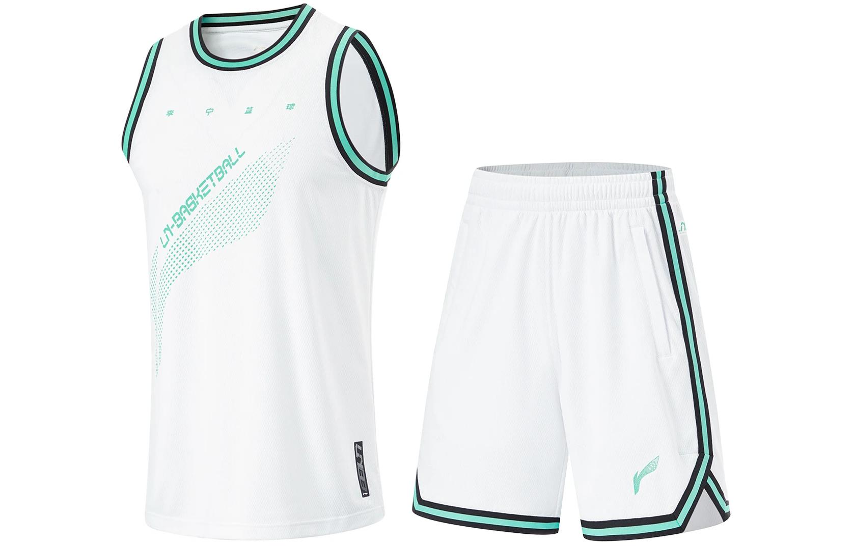 

LINING Коллекция CBA профессиональная баскетбольная форма мужская стандартная white