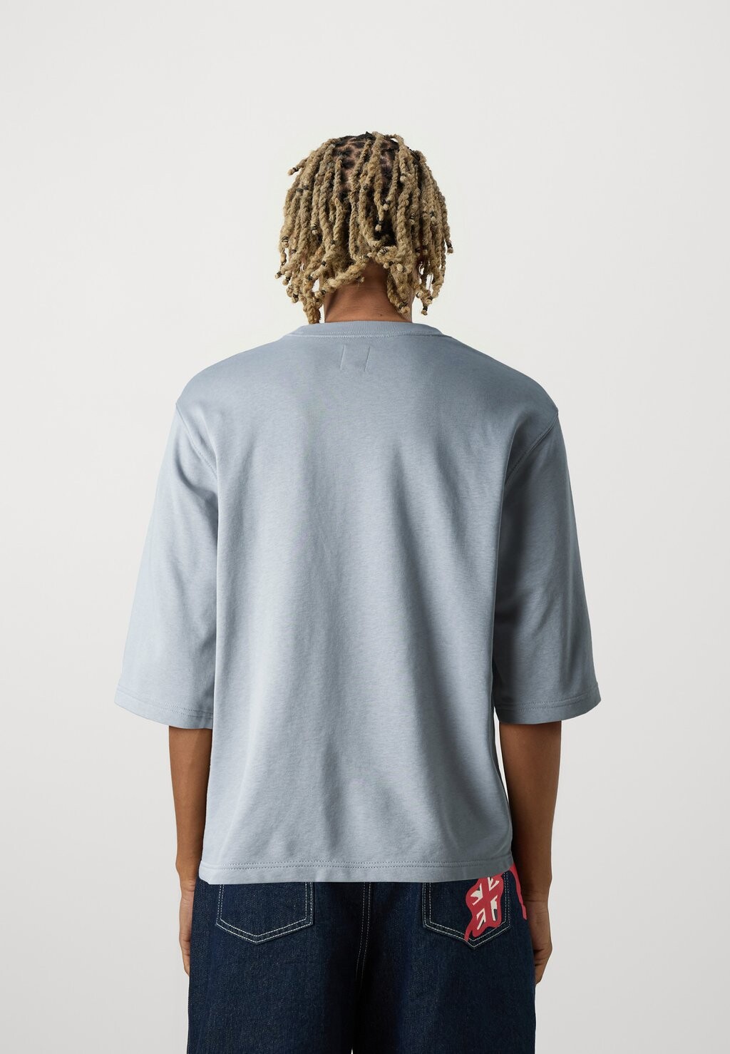 Футболка с принтом Fashion Logo Crew GAP, серый — фото 2