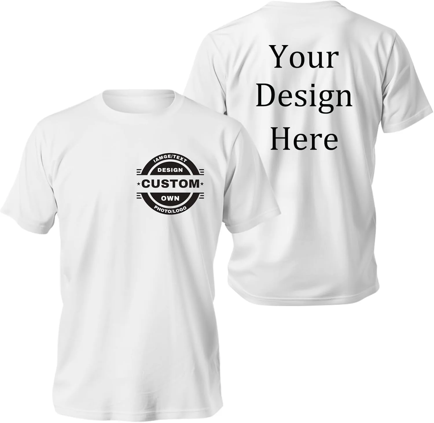 Футболка Custom с вашим дизайном и логотипом