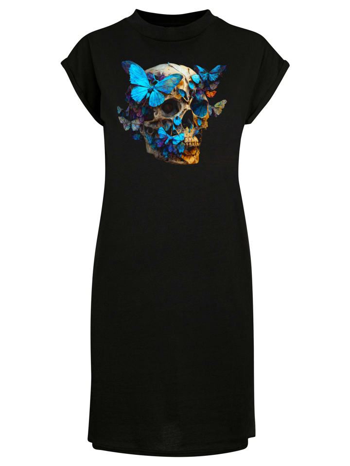 

Короткое платье F4NT4STIC T-Shirt Kleid Skull, черный