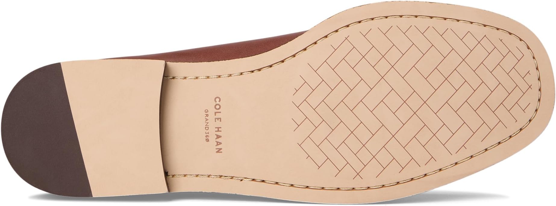 Лоферы Cole Haan Lana Lux Penny Loafers Remastered, Dark Cuoio Box Leather/Ivory LeatherSee Less — фото 3