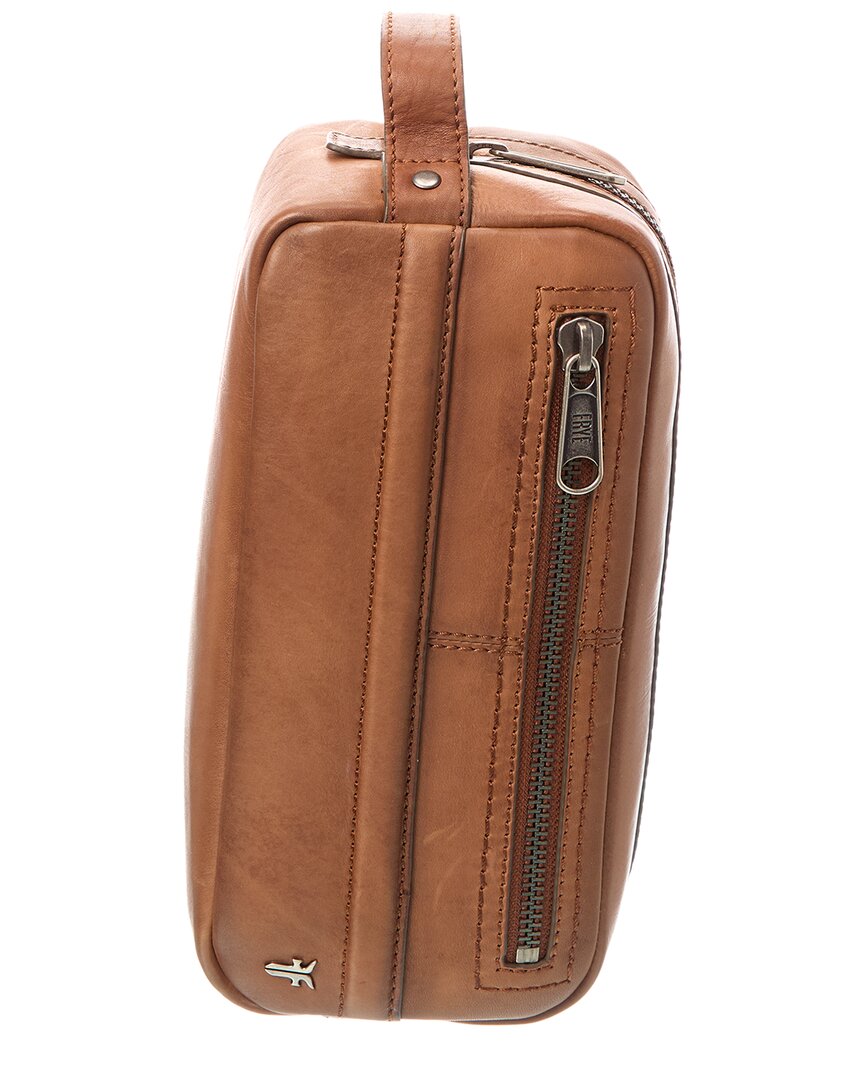 

Frye Nash Leather Dopp Kit, коричневый
