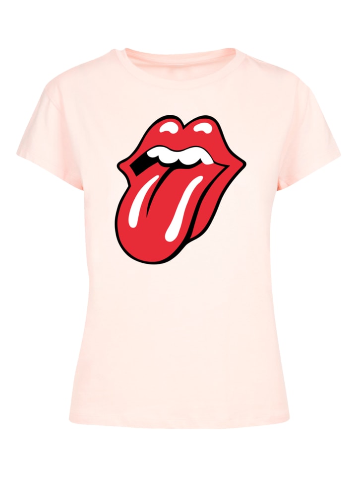 

Женская футболка Box Tee с язычком The Rolling Stones розового цвета F4NT4STIC, Розовый, Женская футболка Box Tee с язычком The Rolling Stones розового цвета F4NT4STIC