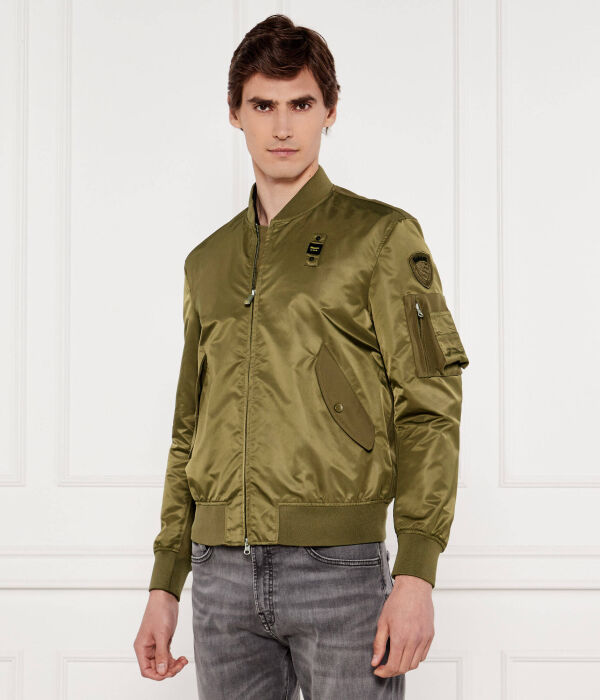 

Куртка-Бомбер рокки Regular fit Blauer, хаки