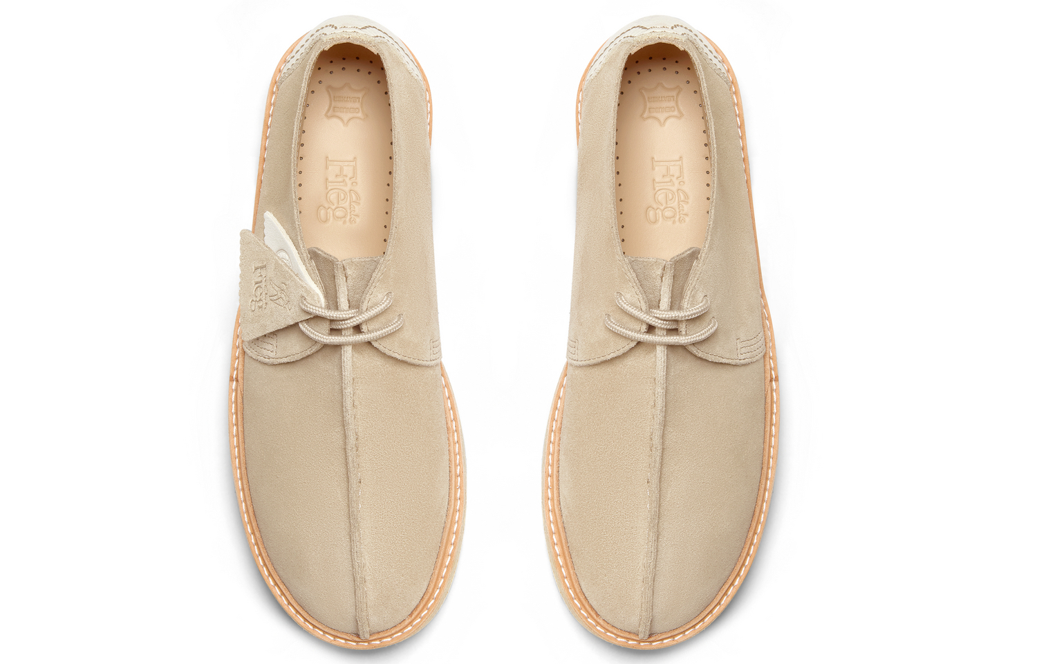 Мужские повседневные туфли Low top Clarks, желтый — фото 4