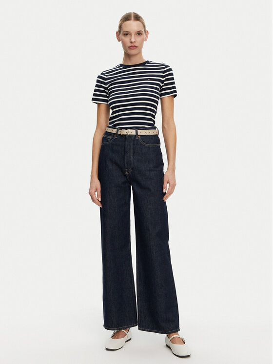 Футболка slim fit New Cody WW0WW40587 Tommy Hilfiger, синий — фото 2