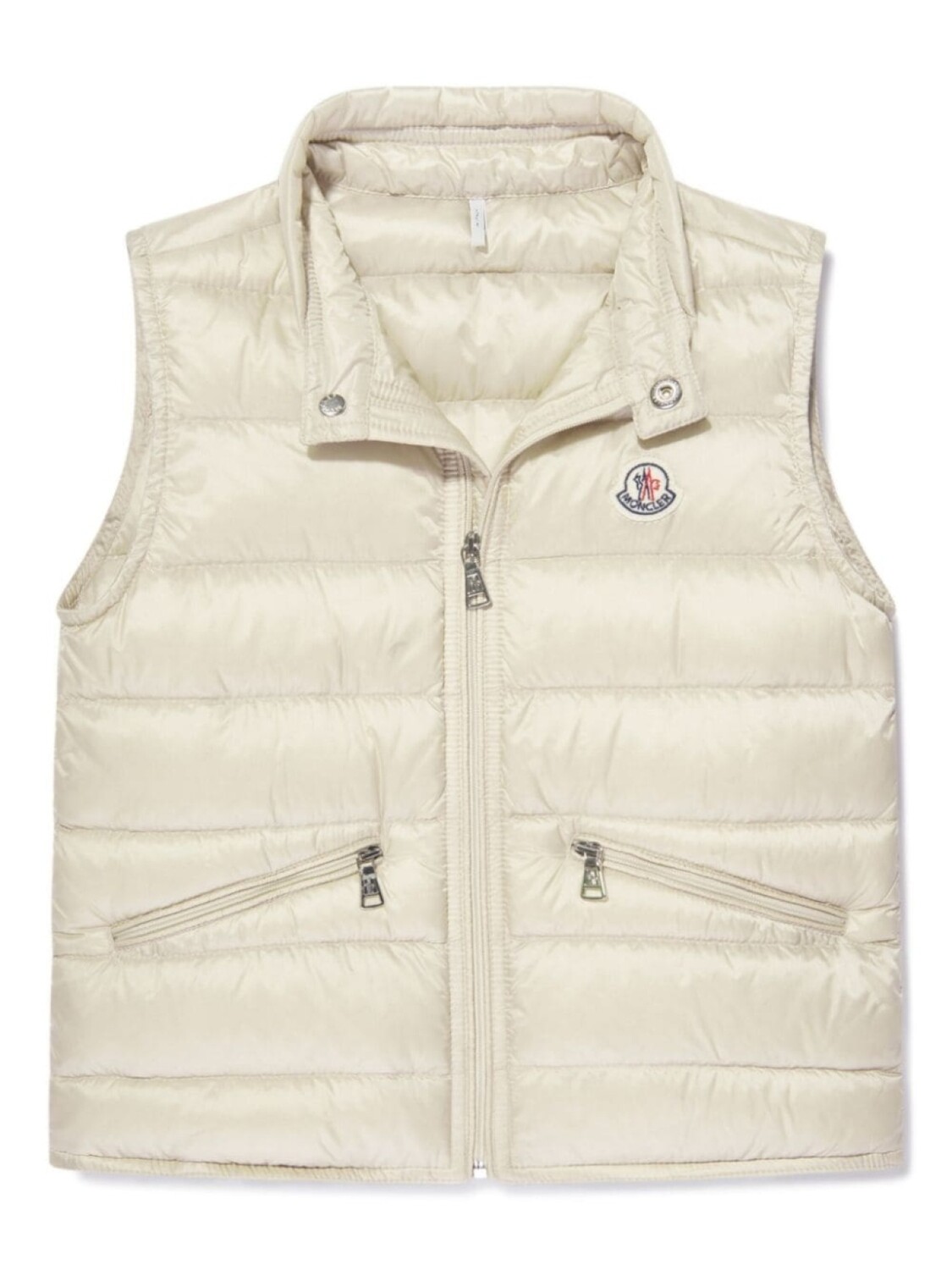 

Moncler Enfant дутый жилет, нейтральный цвет
