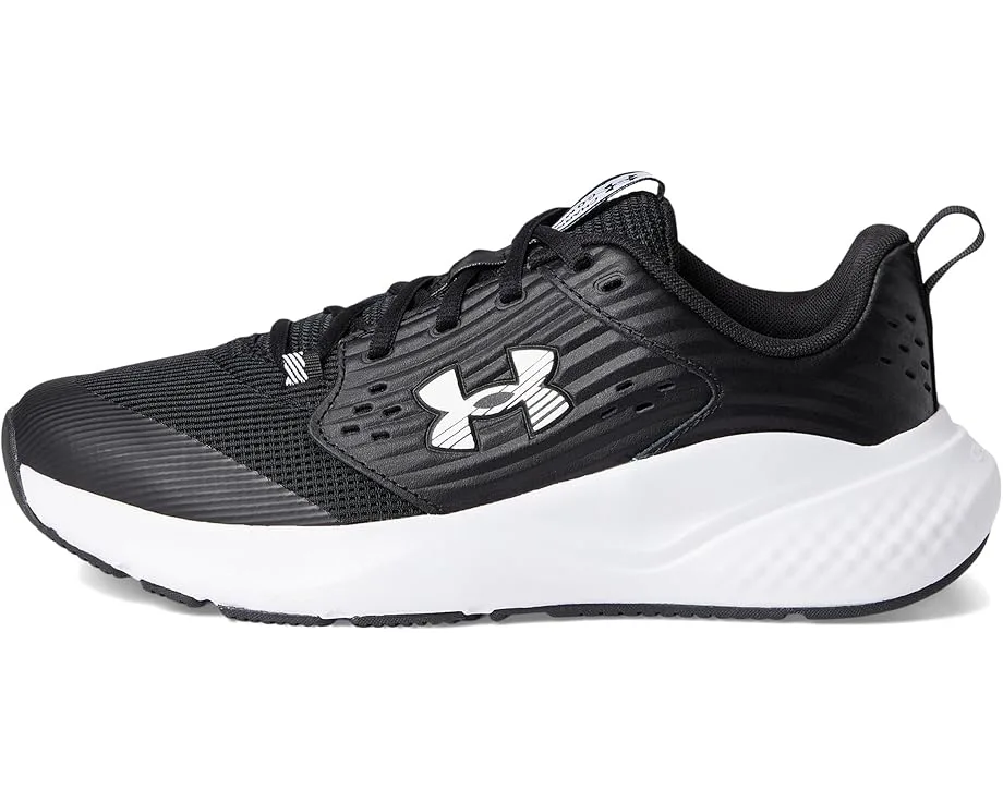 Кроссовки Under Armour Charged Commit 4 Training Shoes, Black/Anthracite/White — фото 4