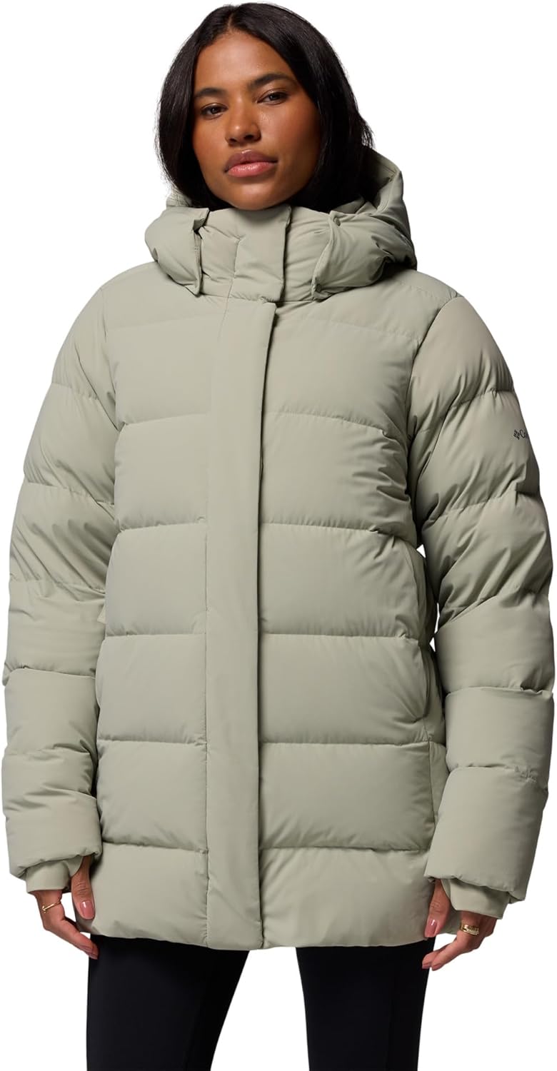 

Columbia женская куртка Amaze Puff Mid с капюшоном, Safari