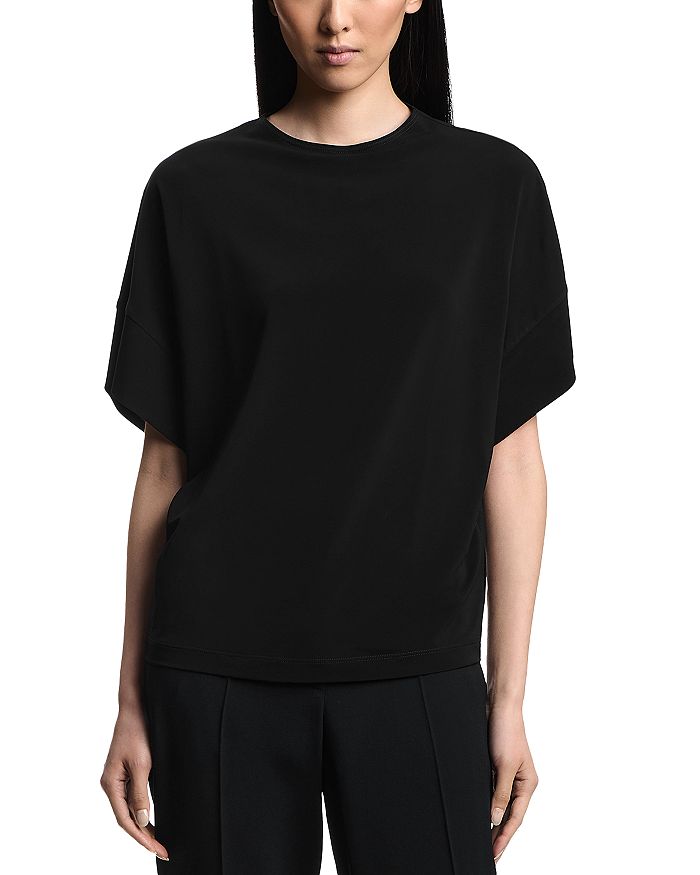 

Объемный футболка Emporio Armani, черный