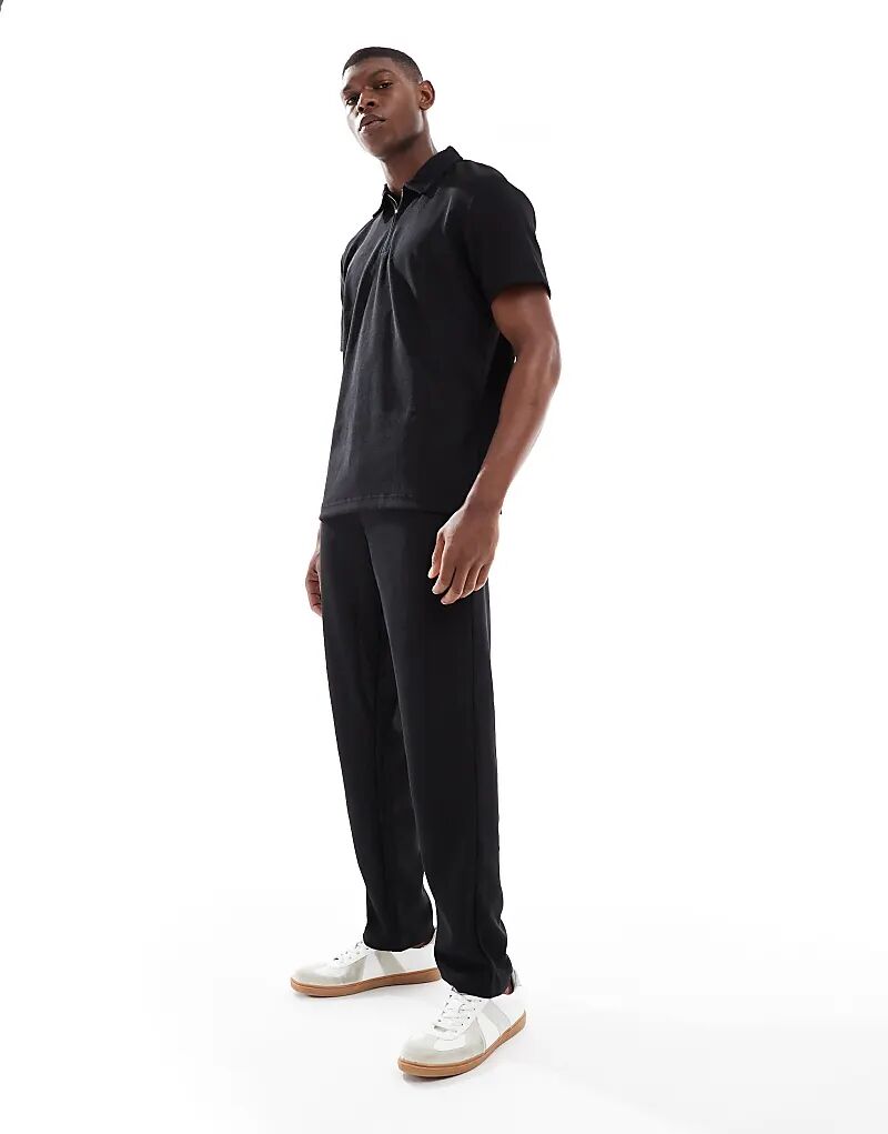 

Selected комбинируемые брюки плиссированные черного цвета