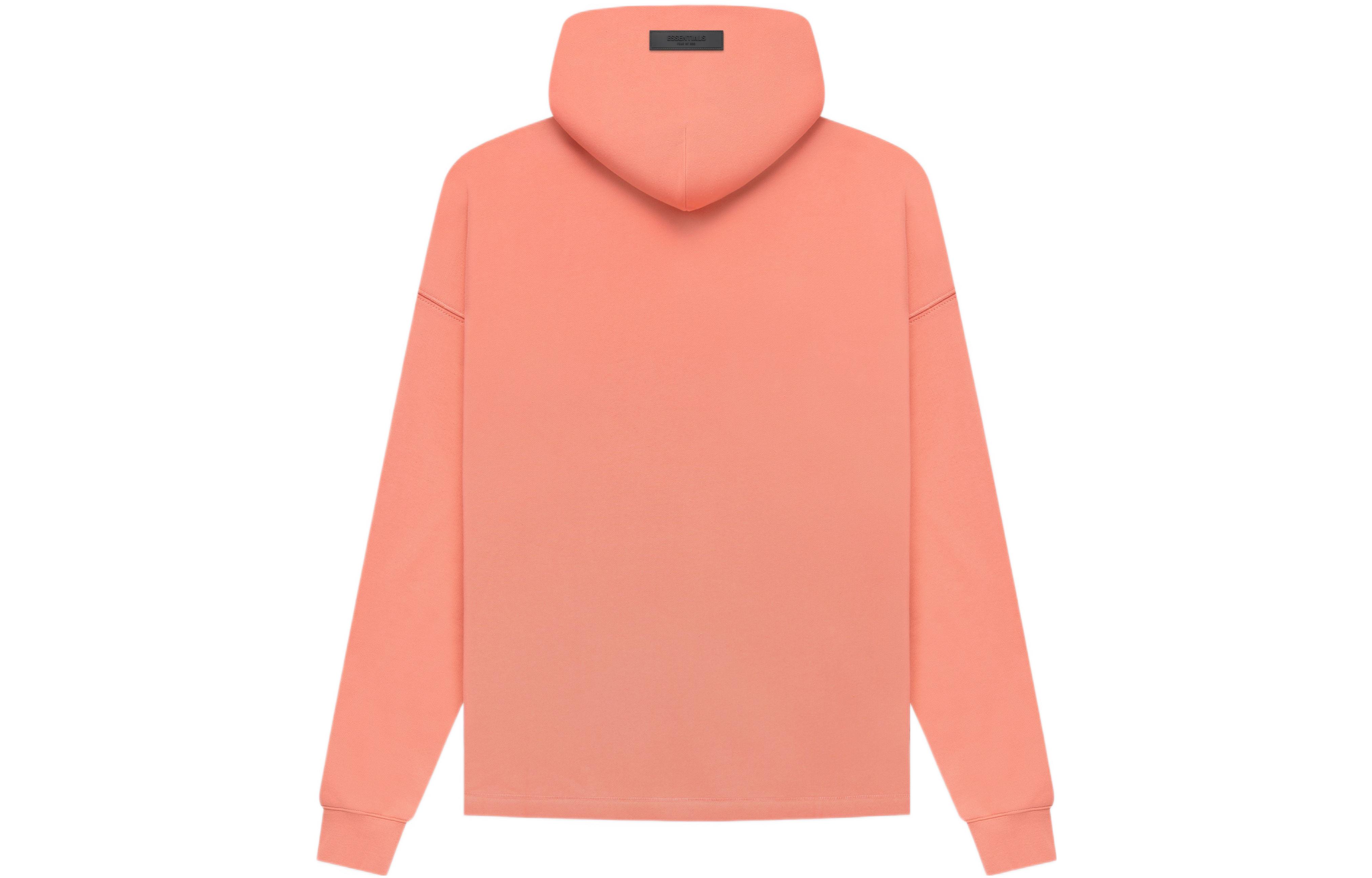 Расслабленный Худи Fear Of God Essentials, Кораллово-красный — фото 3