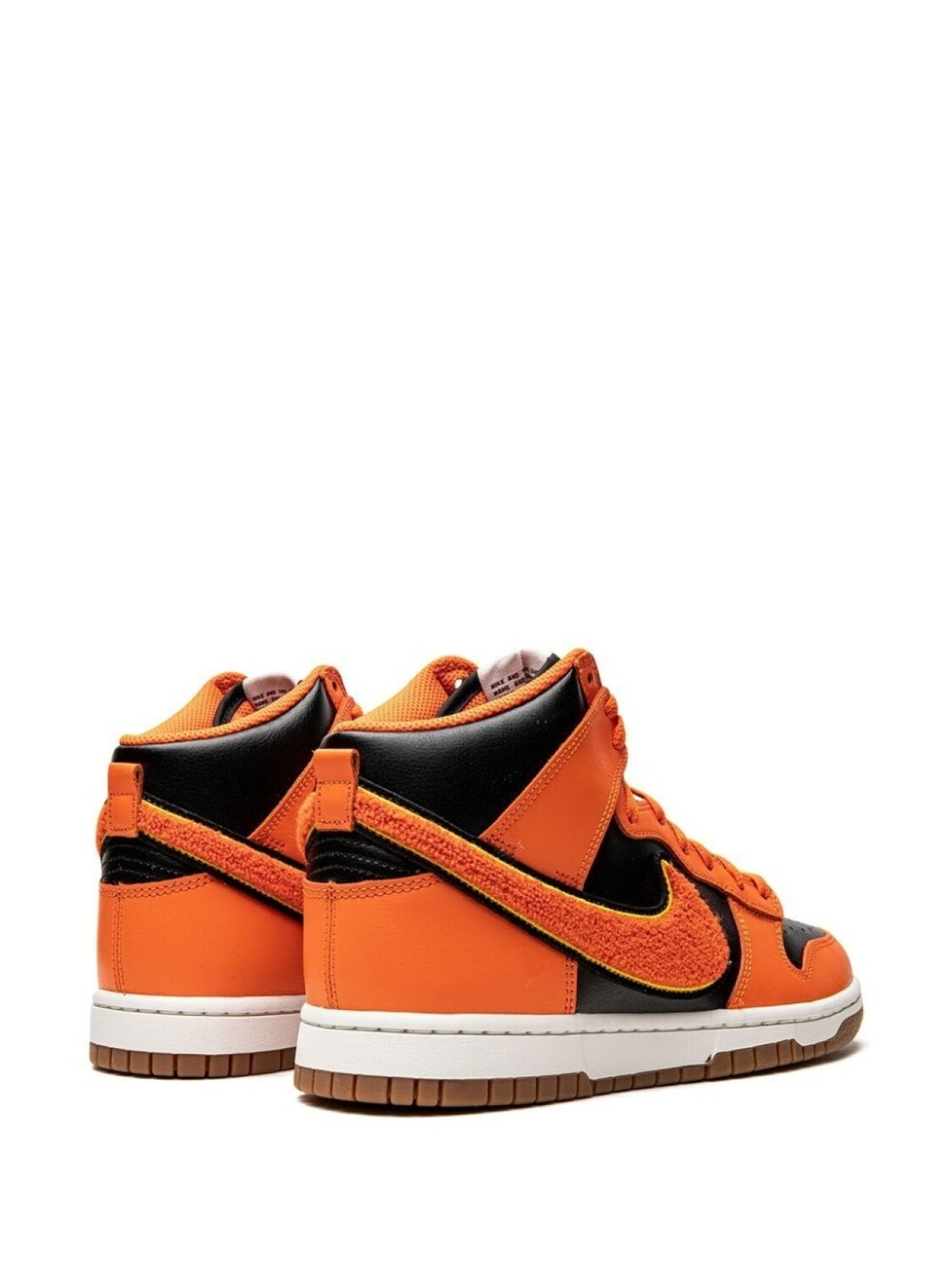 Nike кроссовки Dunk Hi Retro University, черный — фото 3