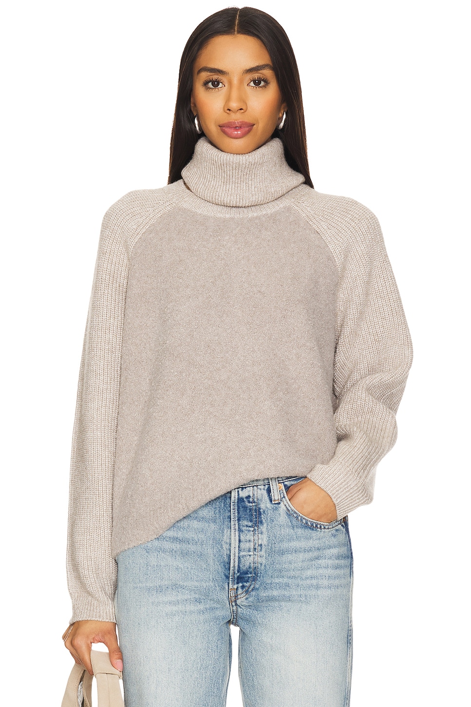 

Пуловер mckenzie со съемным воротником, выполненный в смешанной технике 525, коричневый