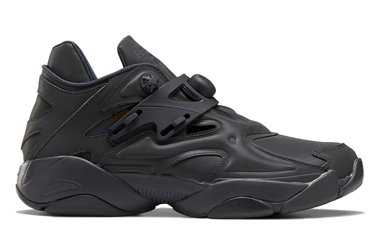 Туфли Pump Court Lifestyle унисекс с низким верхом черного цвета Reebok — фото 2